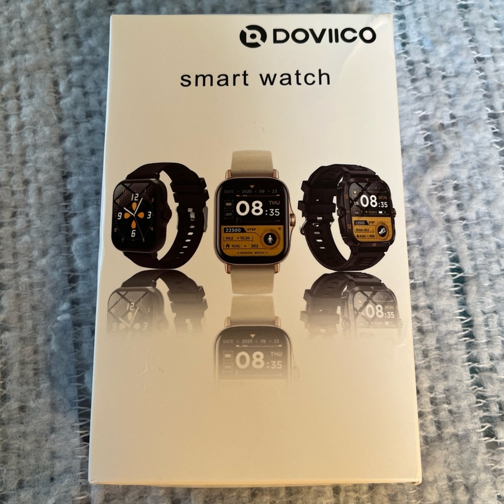 Black and Pink Smart Watch